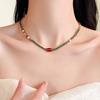 100% Natural Freshwater Pearl & Agate Stone 14K Gold Filled Ladies Beads Chain For Women Necklace  Christmas Gifts