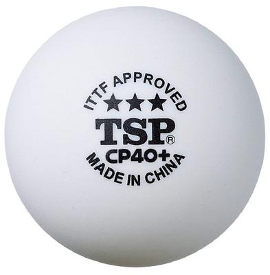TSP Table Tennis Pack of 3 CP40+ 3-Star Balls, (Product Code 014049)