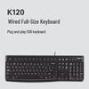 Logitech K120 Wired Office Keyboard