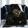 Zwölf Sternbilder Kuscheldecke Flanell Fleece Decke für Couch Bett Sofa Reisen Camping für Kinder Erwachsene Geschenk King Size