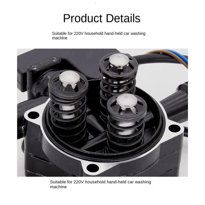 1 PCS Portable Car Washing Machine Accessories Pump Head Assembly 220V High Voltage Household