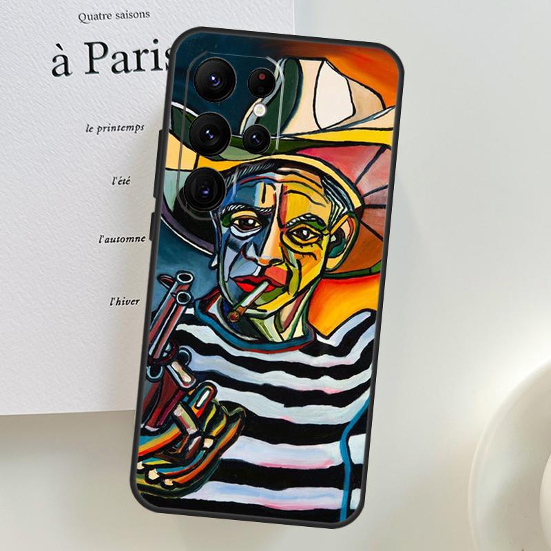 Picasso Abstract Art Painting Case For Samsung Galaxy S26 Ultra S24 S23 S22 S21 S25 Ultra S10 S20 Plus S25 FE Phone Cover