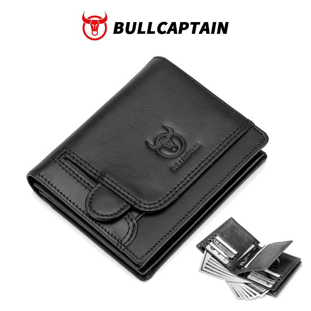 Herren Geldbörse und Kartenhalter aus echtem Leder