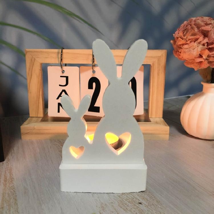 Candle Holder Molds with Base for DIY Tealight Holder