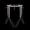 Multilayer Rhinestone Leg Chain Summer Sexy Bikini Body Chain Accessories Leg Chain