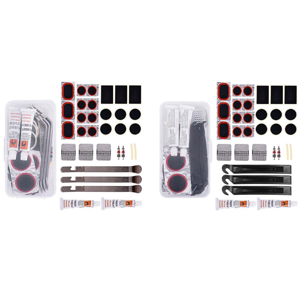 Bike Tire Repair Kit Bicycle Tire Repair Kit Glueless Self-Adhesive Patches Portable