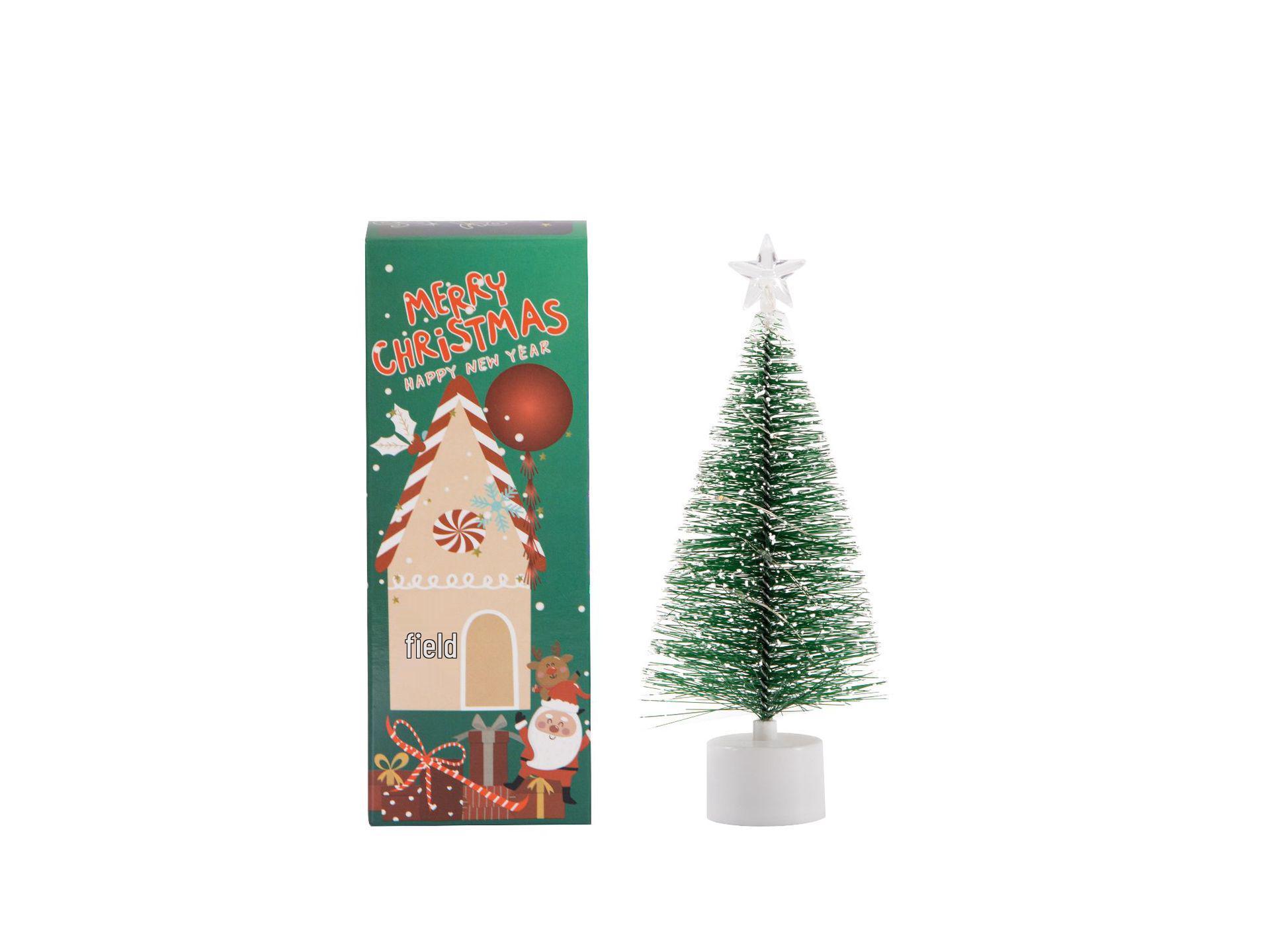 Светодиодное светящееся рождественское украшение - Красочное праздничное украшение для окна, подарок