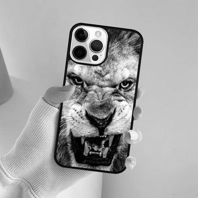 King Lion Roaring Phone Case For For iPhone 17 Air 16 15 11 12 13 14 Pro Max Plus Coque