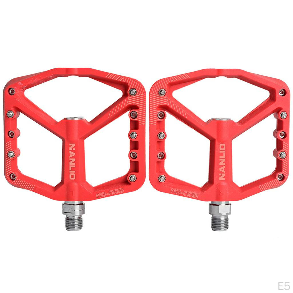 Bike Pedals Mountain Road Nylon Fiber Cycling Cycle Platform BMX Bikes