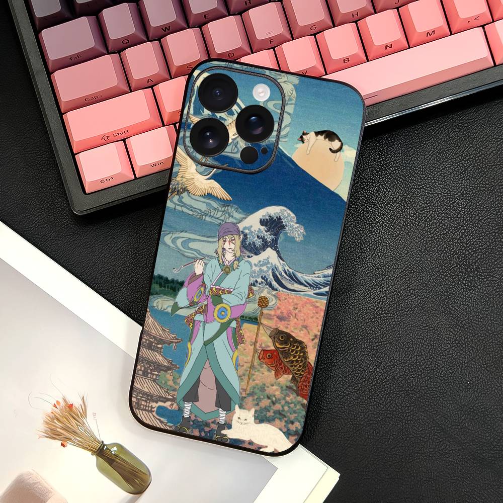 Чехол для телефона Ukiyoe Mononoke Kusuriuri Для IPhone 16 15 14 13 12 11 PRO MAX PLUS Mini Мягкий ТПУ Покрытие, приятное для кожи iPhone14