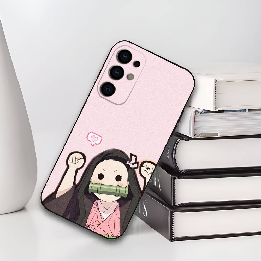 N-Nezuko K-Kamado Phone Case For Samsung S25,S24,S21,S22,S23,S30,Ultra,S20,Plus,Fe,Lite,Soft Black Cover
