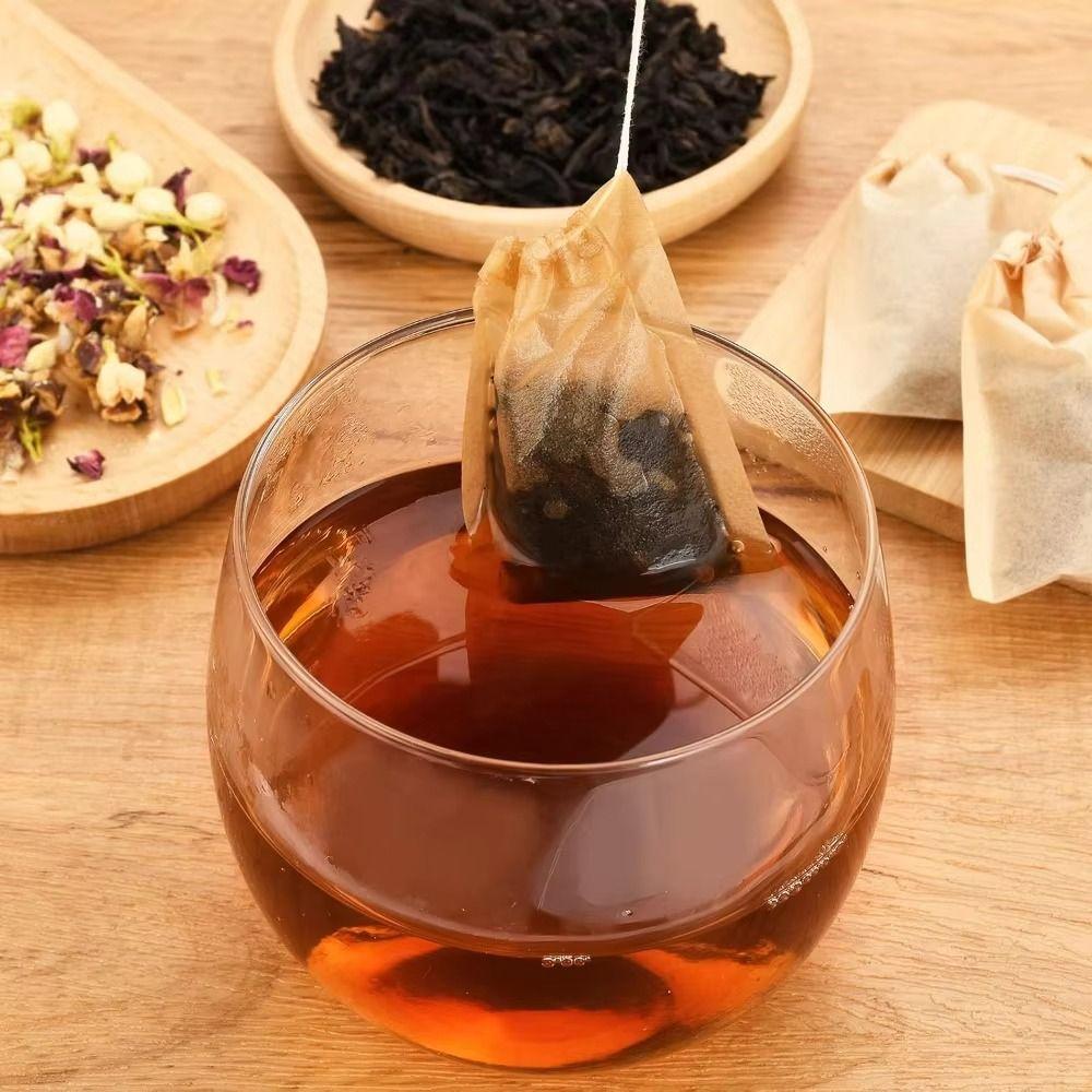100 pieces/set Empty Filter Paper Tea Bag Multi Functional Tea Filter Bags Coffee Foot Bath