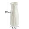 Unbreakable Pink and White Imitation Ceramic Flower Pot for Home Decor
