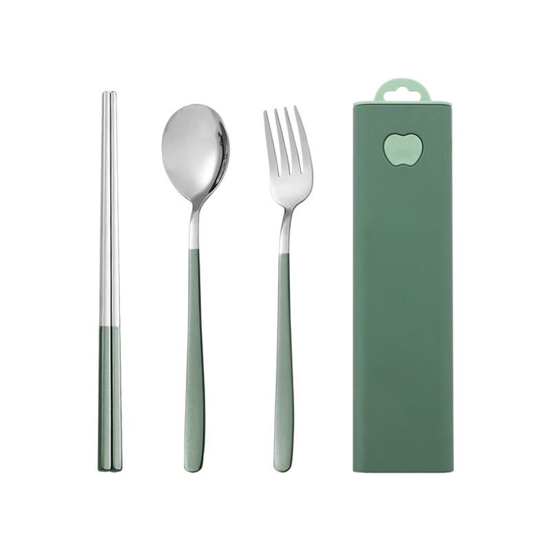 Korean Style Stainless Steel 3-Piece Cutlery Set