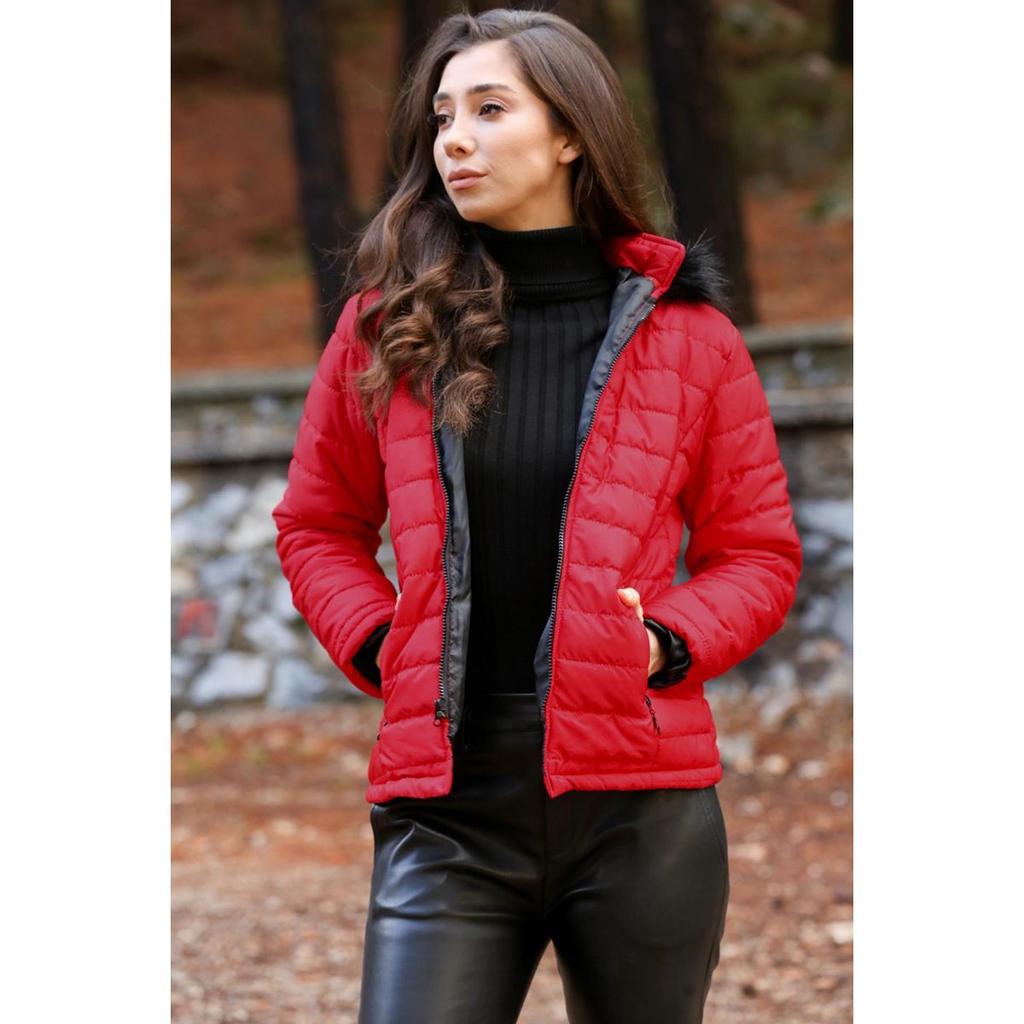 comprar chaqueta roja mujer