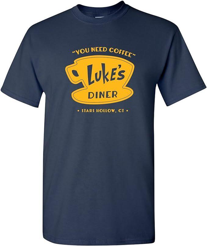 

Luke_s Diner - Stars Hollow Coffee Novelty TV Show T Shirt M