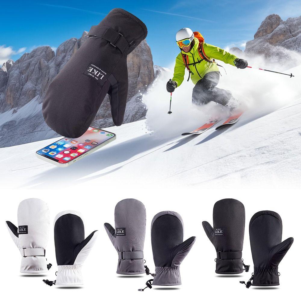 

Холодостойкие осенне-зимние перчатки, утолщенные теплые варежки, грелки для рук, для езды на велосипеде на открытом воздухе