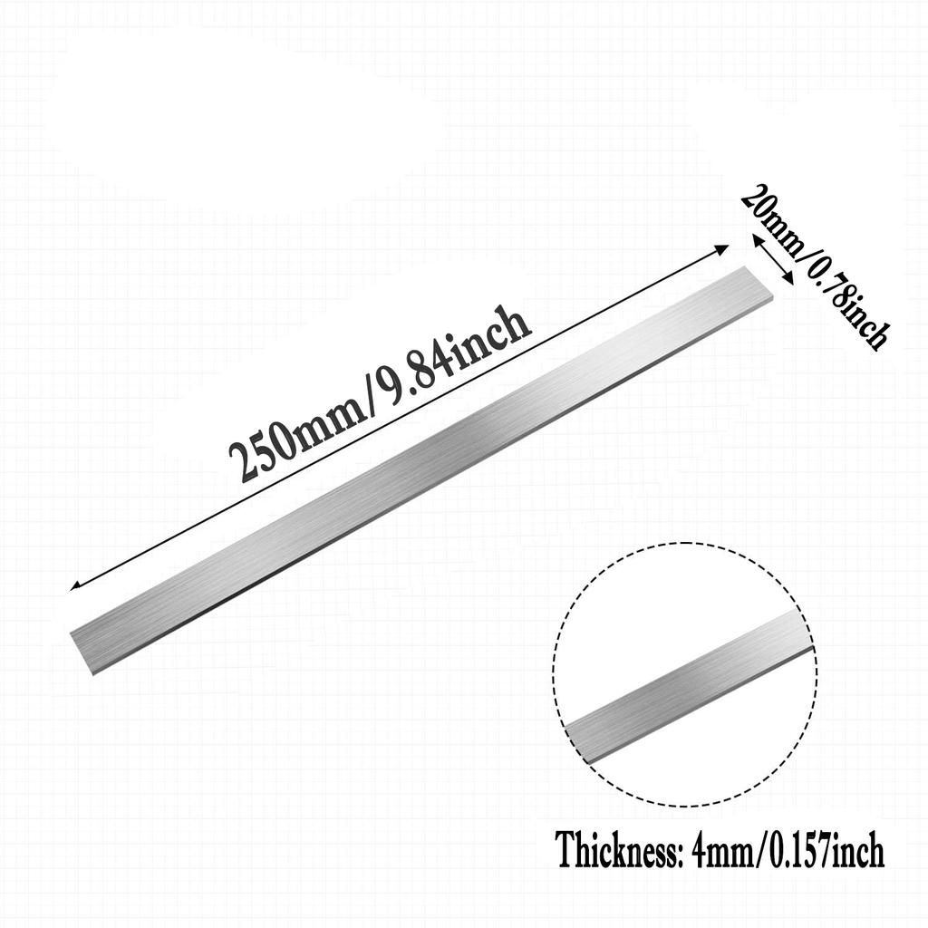 1 Peça Barra Chata de Aço Inoxidável 304, Tiras de Acabamento Versáteis Duráveis, Fácil de Moldar para DIY, Cozinha, Reparos Domésticos