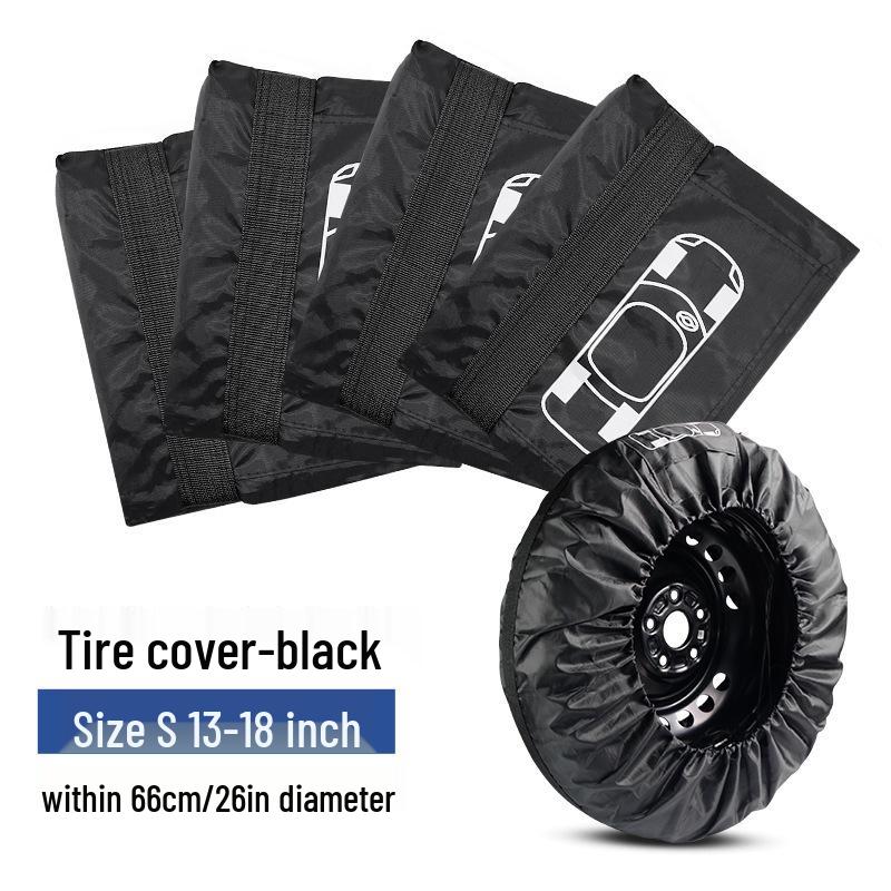 All-Weather Car Tire Storage Bag - Snow, Sun, and Dust Protection.