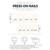 Pink Black False Nails with Star Printed Charming Comfortable To Wear Manicure Nails for Women and Girl Nail Salon