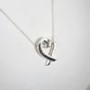 [Used] TIFFANY/Tiffany 925 Loving Heart Pendant/Necklace/j70-3