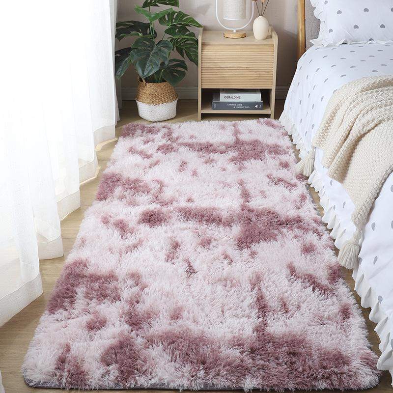 Silk Wool Carpet Bedroom Living Room Carpet Ins Style Scandinavian Home Floor Mats Home Decoration