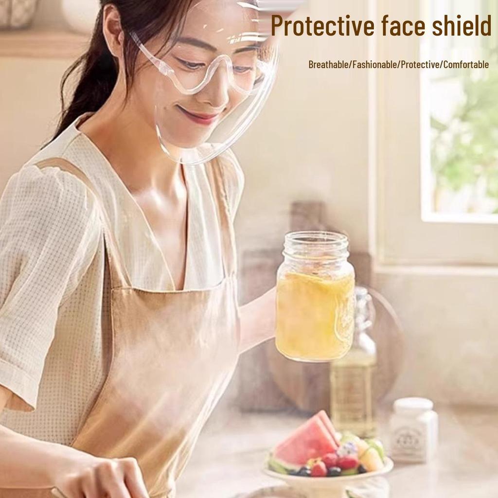 Women's Full Face Anti-Oil Smoke Cooking Shield 