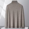 FAPAI.EC Men's 100% Wool Turtleneck Base Layer Shirt