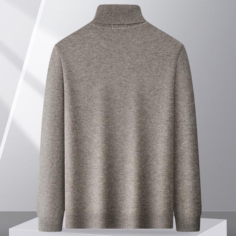 FAPAI.EC Men's 100% Wool Turtleneck Base Layer Shirt