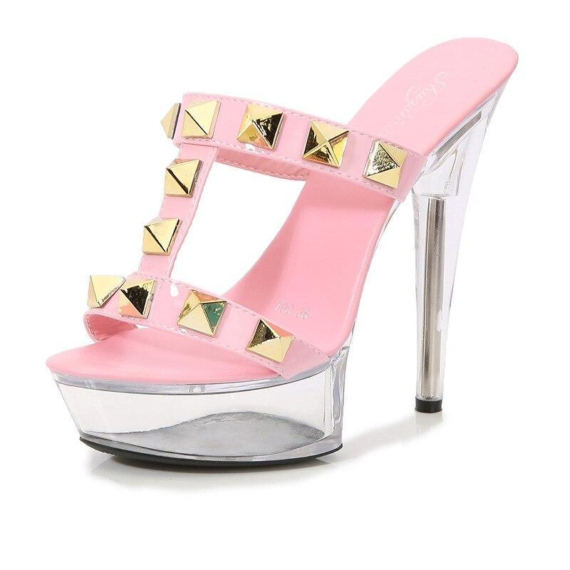 Женская обувь на шпильке для ночного клуба — фото 14