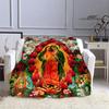 Virgin Mary Faith Print Blanket Flannel Soft Comfort Blanket Home Travel Blanket Kids Warm Blanket picnic blanket birthday gift