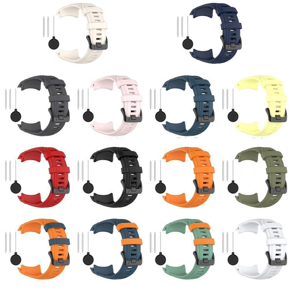 

Silicone Replacement Strap Wristband Bracelet for Garmin Instinct 3 45/50mm Watch Accessories for Instinct 3 50mm чорний