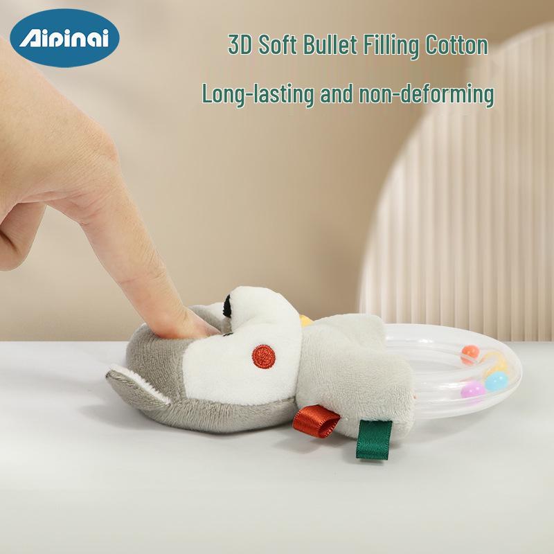 Aipinqi Plush Baby Rattle Ring for Newborns (0-1 Year)