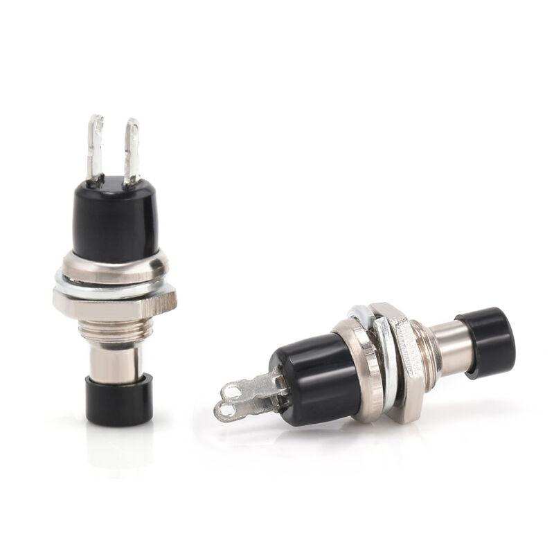 Reliable Miniature Pushbutton Switches in Black with PBS 110 Set of 10