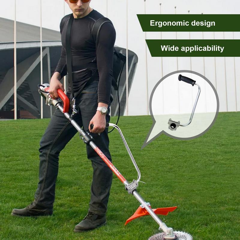 Poignée de Tondeuse Poignée Auxiliaire pour Tondeuse à Gazon Extension Design Ergonomique Accessoires pour Désherbeuse pour Réparer Votre Pelouse Ferme