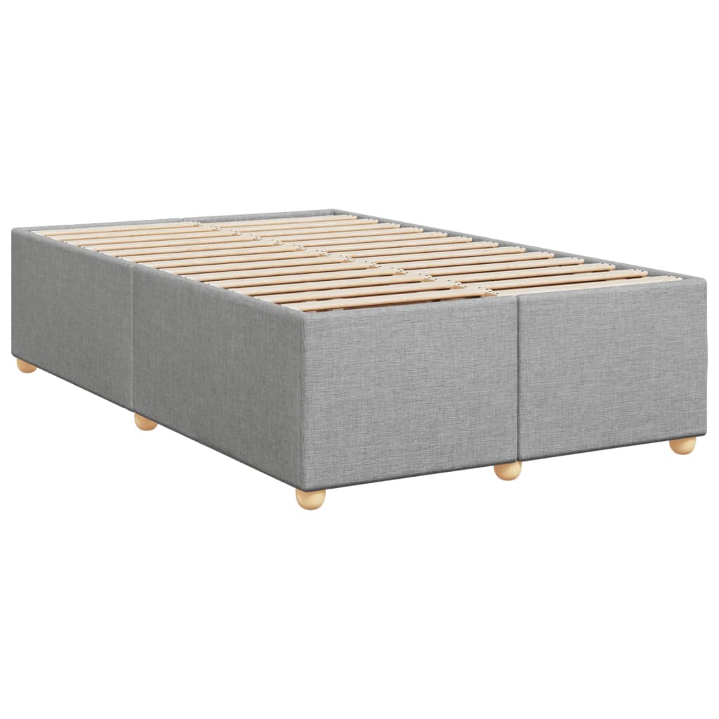 Vidaxl Struttura Letto Senza Materasso, Grigia, 120X190 Cm, Tessuto