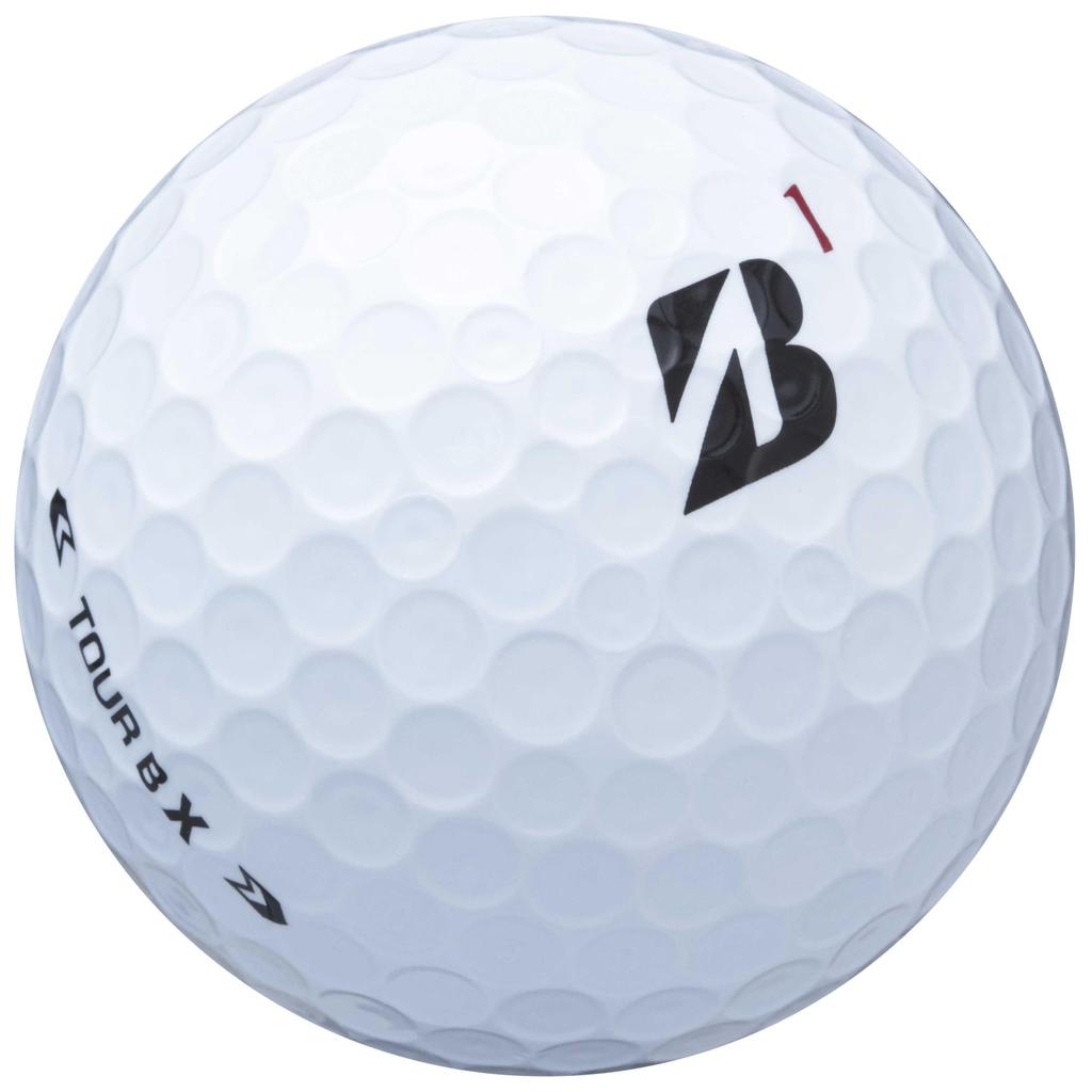 BRIDGESTONE TOUR B X Golf Balls, 2024 Model, 12-Pack, White (B4WXJ)