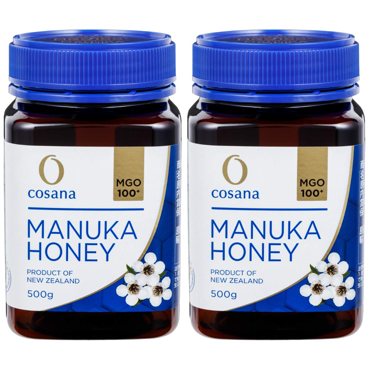 

Cosana Новозеландский мед Манука 500 г Набор из 2 шт. MGO100+