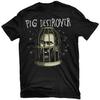 Jef Whitehead Design Pig Destroyer Rock Band Graphic Tee  Cotton Round Neck Casual Unisex Tshirt Summer Top