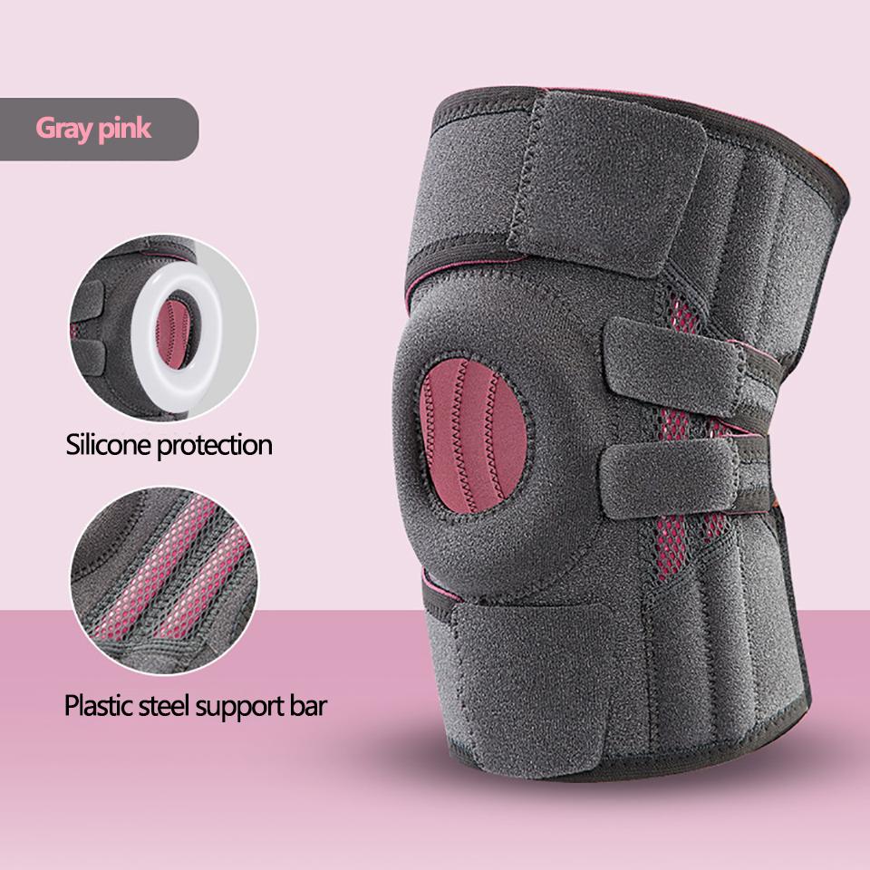 1Pair Knee Pads for Meniscus Wear Ligament Injury Eva Buffer Gasket Stabilize Patella Shock Absorption Stress Relief