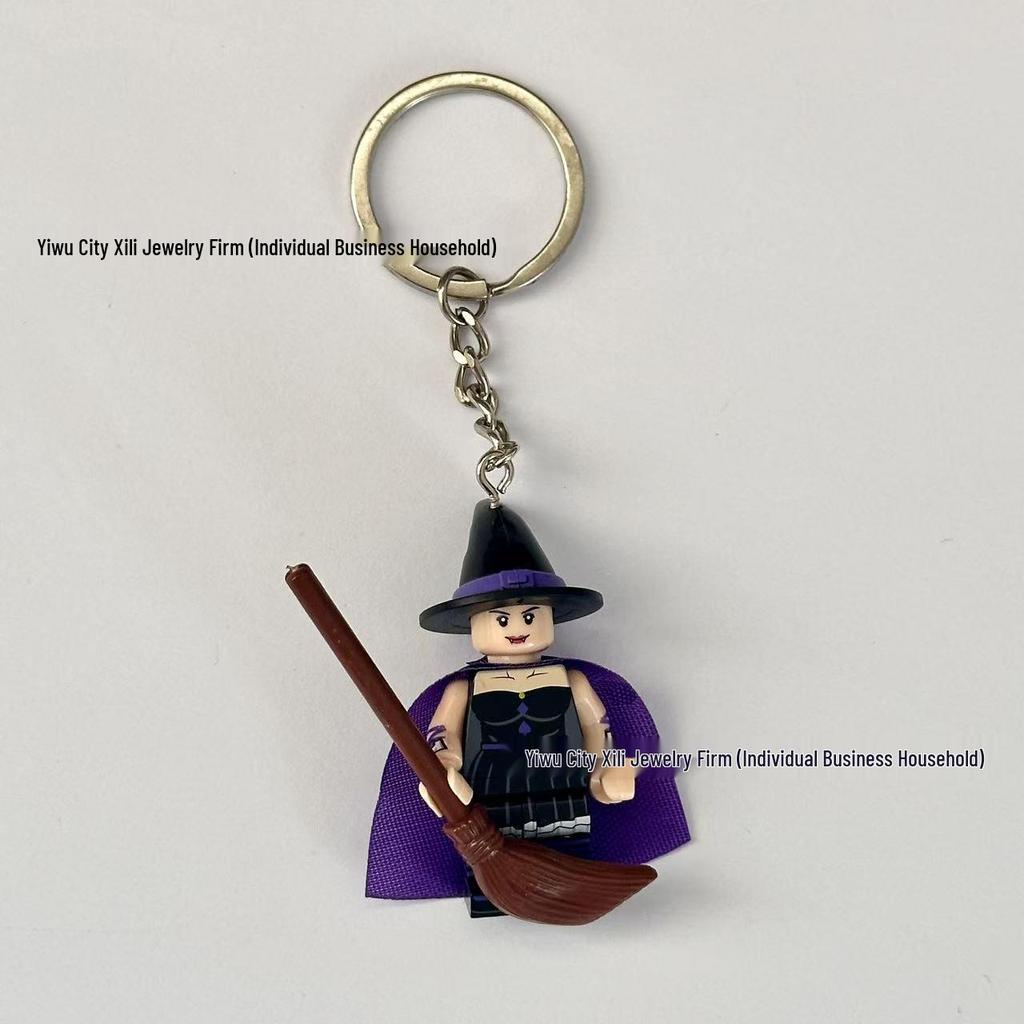 Klíčenka s přívěskem - Batman & Králík Bugs Bunny - Ozdoba na tašku pro páry