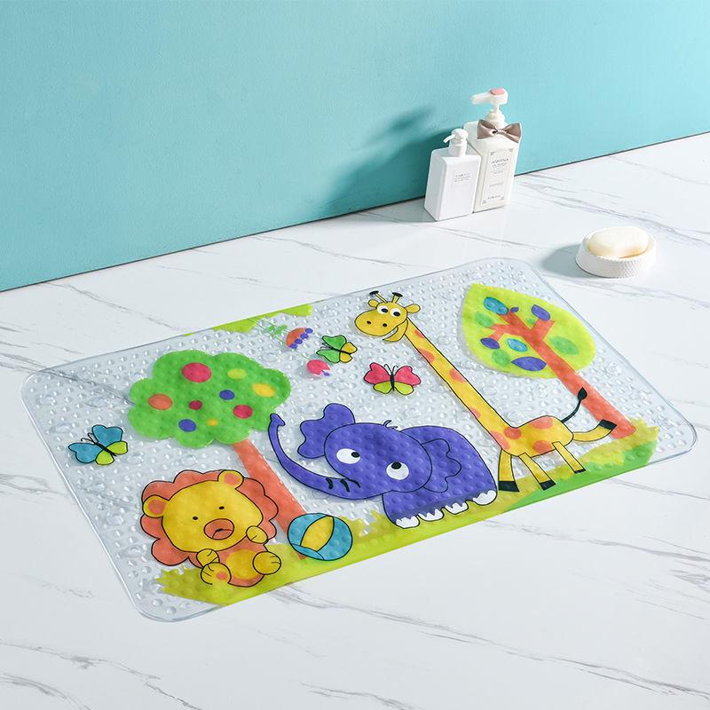 23 Pattern Cartoon Non-Slip Bathroom Mat PVC Bottom Suction Cup Shower Mat for Child Drainage Bath Pad Bathtub Mat Eco-friendly