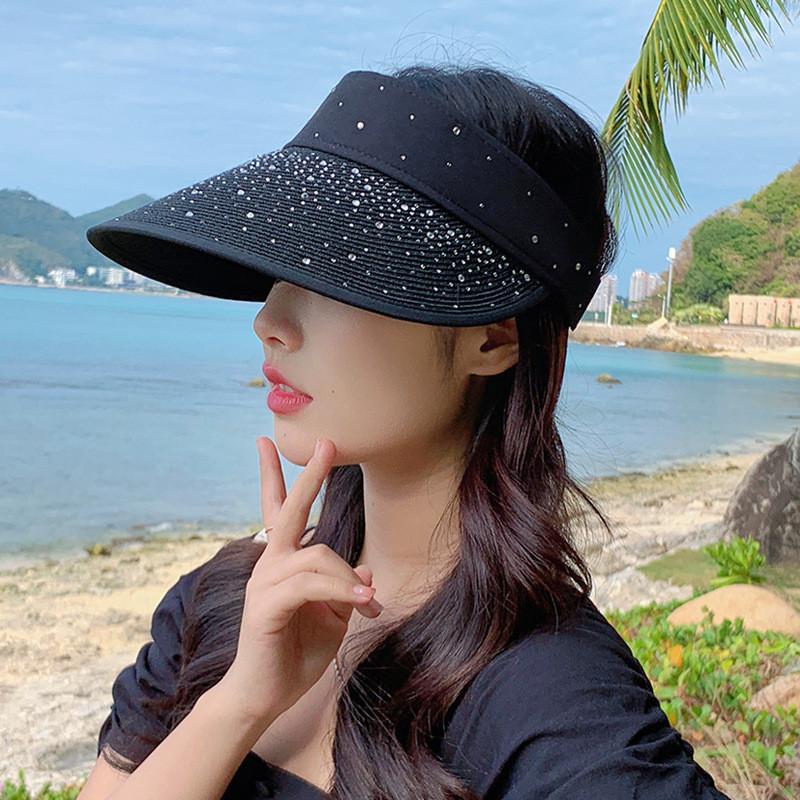 Summer Foldable Sun Hat With Breathable Straw And Stylish Design For Women