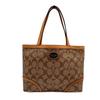 Used COACH Handbags / Mini Tote Bags Heritage Signature Heritage Top Handle Mini ToteHandbag Brown PVC/leather Women