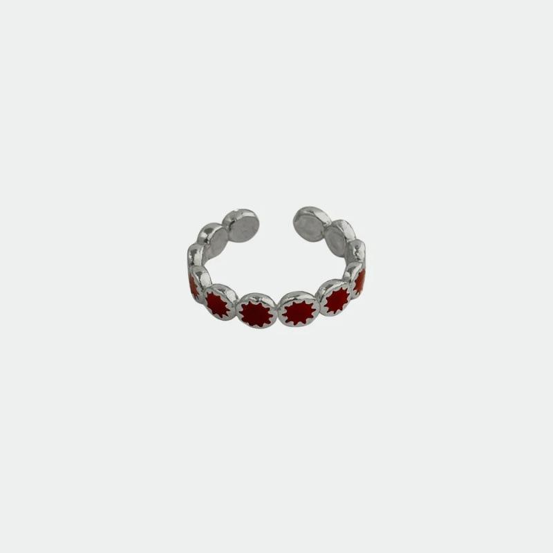 

Premium Metallic Drip Glaze Open Ring Women S Simple Atmosphere Daily Fashionable Versatile Temperament Trend Ring