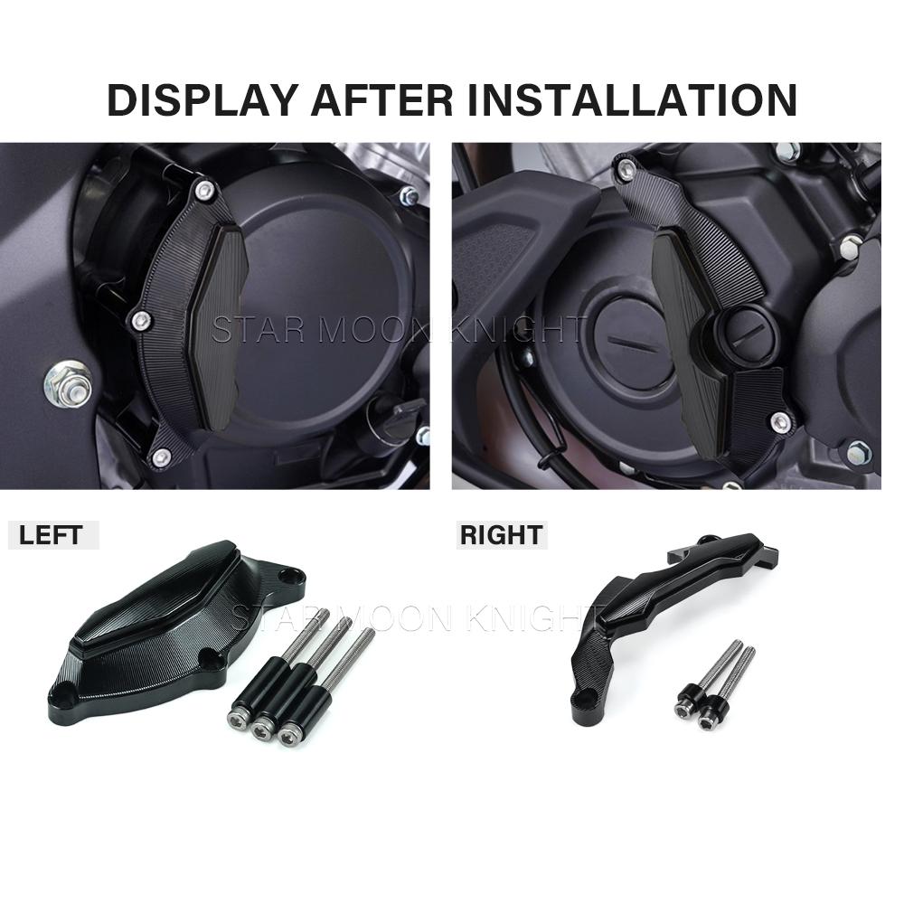 For Yamaha MT-125 XSR 125 2021- MT125 XSR125 Legacy Engine Protector Slider Cover Protection Cylinder Guard Accessories