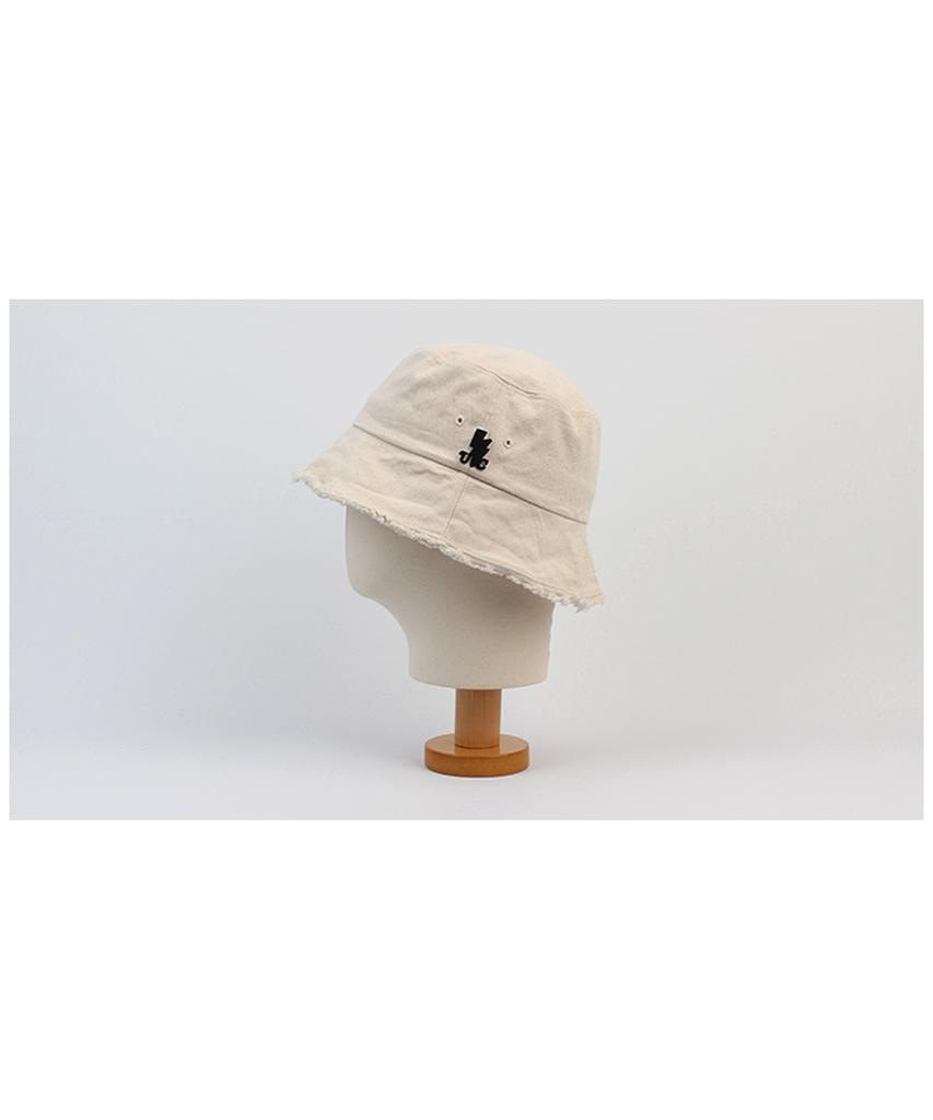 Vintage Ivory Wire Bucket Hat