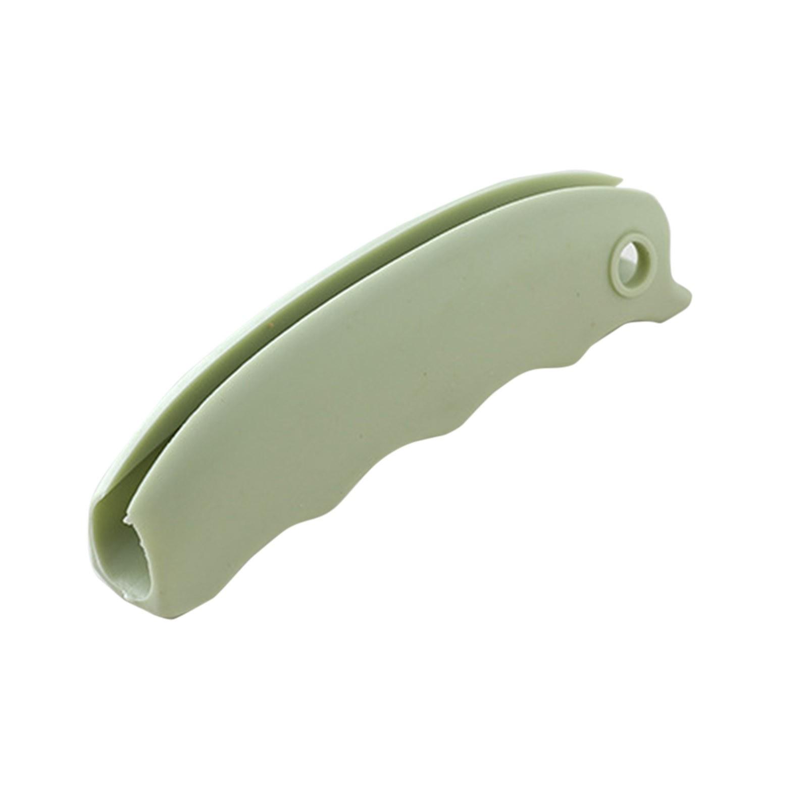 

Силиконовое портативное устройство для овощей, экономящее труд, держатель сумки для покупок зелёный