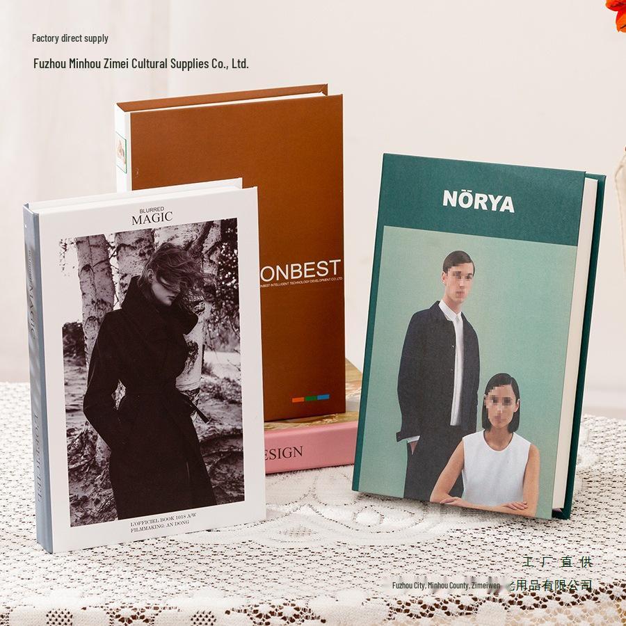 Luxury Fake Book Ornaments: Decorative Books, Simulation Props, English Book Models for High-End Photography