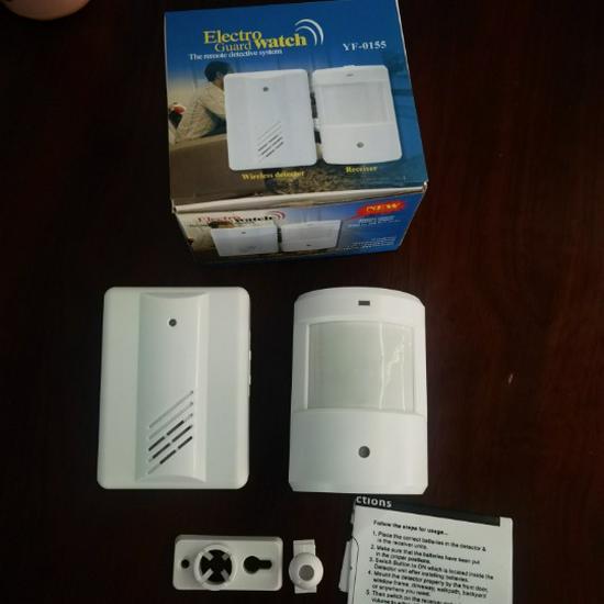 Battery-Powered Wireless Motion Sensor Doorbell for Courtyard Villas